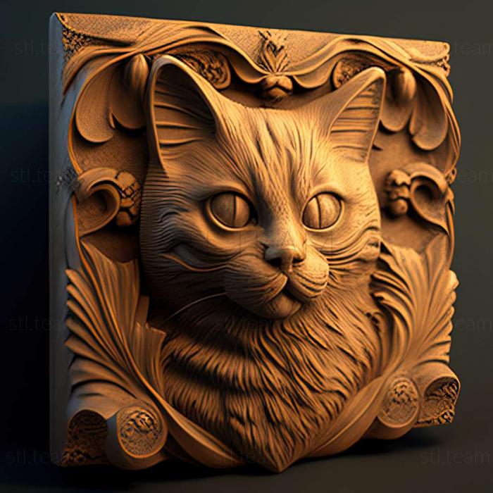 3D model Sokoke cat (STL)